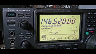 ic 746pro ham radio on 2m