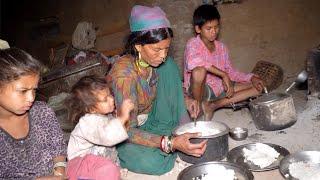 dharme brothers family cooking & having rice  village life  Rural Nepal @ruralnepall