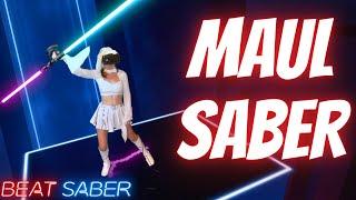 Darth Maul Mode in Beat Saber  The Force Theme Far Out Remix  Mixed Reality