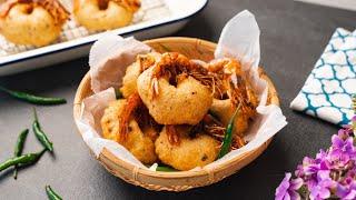 Singapore Street Food Prawn Vadai Recipe