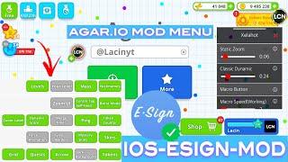 AGAR.IO MOD MENU - IOS ESIGN MACRO & ZOOM