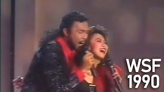 Trie Utami & Utha Likumahwa - Bila  ABU Golden Kite WSF 1990 HD Upscale