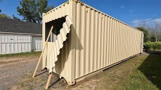 Shipping Container Home Build In 10 Minutes V6