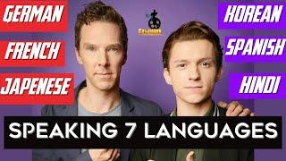 Benedict Cumberbatch And Tom Holland Speaking Different Languages