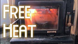 FREE FUEL for the wood stove plus biochar