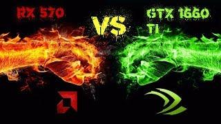 RX 570 vs GTX 1660 Ti #12 games #comparison