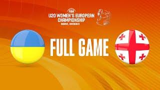 Ukraine v Georgia  Full Basketball Game  FIBA U20 Womens European Championship 2022 - Division B