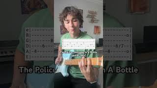 The Police - Message In A Bottle guitar tabs #thepolice #messageinabottle #guitarriff #guitartabs