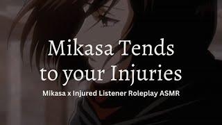 Mikasa x Listener- Mikasa Finds Injured Listener