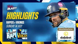 Highlights Worcestershire Rapids vs Yorkshire Vikings - Vitality Blast T20 - Dawid Malan stars