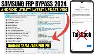 SAMSUNG FRP BYPASS ADB FAIL FIX 2024  ALL SAMSUNG FRP BYPASS ANDROID 13 WITHOUT TALKBACK