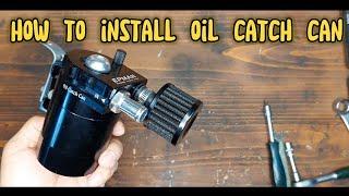 How to install oil catch can in your car  Τοποθέτηση δοχείο αναθυμιασεων. #howto  #catchcan