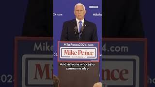 #MikePence takes jab at #DonaldTrump