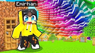 10 Saniyede Yapılan SIĞINAĞA Karşı MEGA TNT TSUNAMİSİ   Minecraft