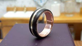 How to make a coconut shell ring  handmade ring  DIY ring  Biddis creativity