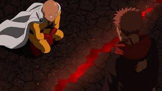 Saitama vs Sukuna The Strongest villain in Jujutsu Kaisen