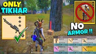 Play without Armor  Only Legendary Tikhar Rifle Challenge  PUBG METRO ROYALE