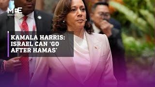 Kamala Harris Israel can ‘go after Hamas’ but must avoid ‘civilian casualties’