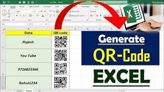 Generate QR - Code in Excel  Microsoft Excel QR Code  #qr_code_excel