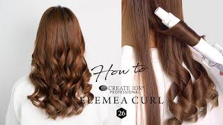 How to ม้วนลอนสวยสพรึงด้วยเครื่องม้วนผม Create Ion Elemea Curl 26mm บอกเลยว่าลอนสวยมากกกก เงาสุดๆ