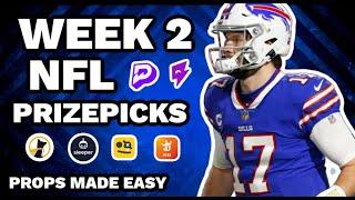 BEST Week 2 NFL Prizepicks Plays to Make NOW