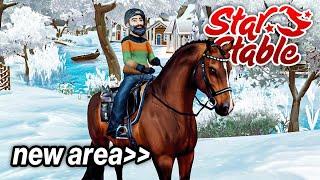 Star Stable - The Winter Village & NEW Non-Star Rider Area