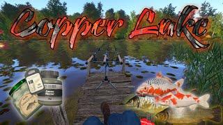 Russian Fishing 4-Copper Lake-Active Spot 670 Silver in 1hour-