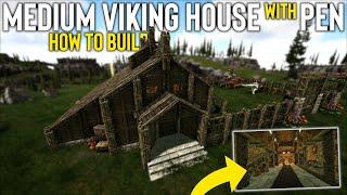 Ark Medium Viking House With Dino Pen - How To Build