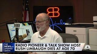 Radio pioneer talk show host Rush Limbaugh dies at age 70