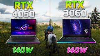 RTX 4050 Laptop vs RTX 3060 Laptop - Ray Tracing & DLSS  Test in 10 Games  with Latest Drivers