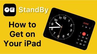 Can you get iOS 17 StandBy feature on iPad? iPadOS 17