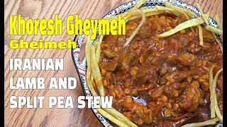 KHORESH GHEYMEH - Iranian Lamb Stew - Persian Recipes