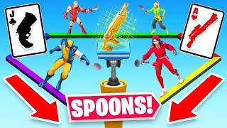 *NEW* Spoons CARD GAME in Fortnite Battle Royale