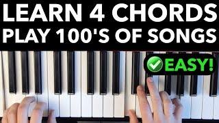 Learn 4 Chords - Quickly Play Hundreds of Songs EASY VERSION