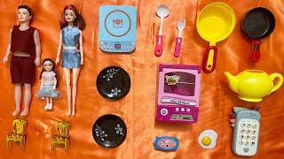 Barbie Doll Ken Family Adventure I Happy Family I ASMR 5 Minutes satisfying Barbie Morning Routine