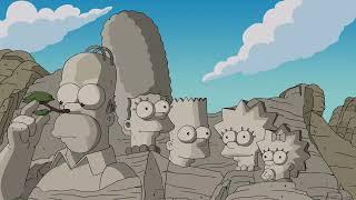 The Simpsons Mt. Rushmore Couch Gag