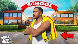 GTA 5  Franklin First Day Of School in GTA 5  GTA 5 mods