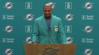 Mike Pouncey Retirement Press Conference  Miami Dolphins