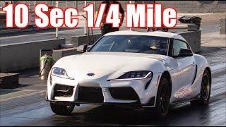 2020 Toyota Supra 10 Second 14 Mile - Stock Turbo MKV