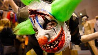 Horror Clown Mask at Halloween Party Show