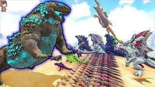 Titanus Doug VS Mod Kaiju & Dinosaurs Part1 ARK Mod Battle Ep.338