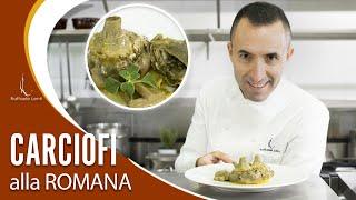 CARCIOFI ALLA ROMANA - La vera ricetta realizzata dallo Chef Raffaele Lenti