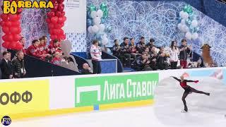 Kamila Valieva - Free Program Channel One Cup coachs and team reaction