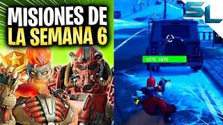 Como COMPLETAR TODAS las MISIONES DE LA SEMANA 6 TEMPORADA 3 CAPITULO 5 FORTNITE