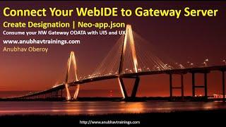 Connect SAP WebIDE to gateway OData  Fiori App using Gateway Service  Create Destination in WebIDE