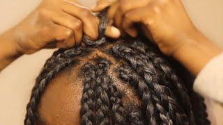 EXTREMELY DETAILED FOR BEGINNERS How to Box Braid Your Own Hair Do Box Braids on Yourself