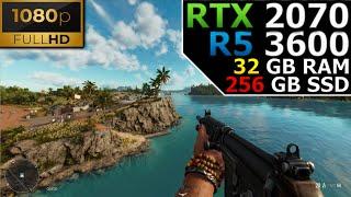 Far Cry 6  1080p  RTX 2070  Ryzen 5 3600  32GB RAM  256GB SSD