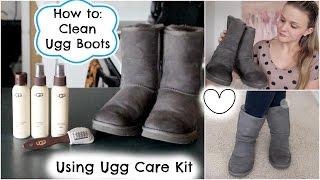 How to Clean Ugg Boots Using Ugg Care Kit 