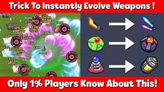 Trick To Instantly Evolve Weapons In Survivor.io Only 1% Players Know This