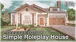 Bloxburg - Simple Roleplay House Speedbuild no gamepasses
